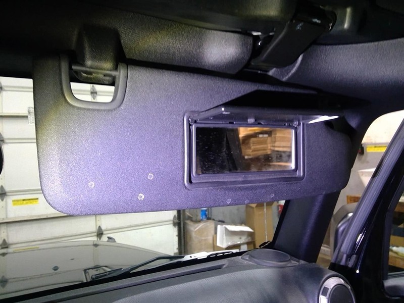 Passenger Sun Visor VIN W 6th Digit Jk Body Fits 11-18 WRANGLER 1770532