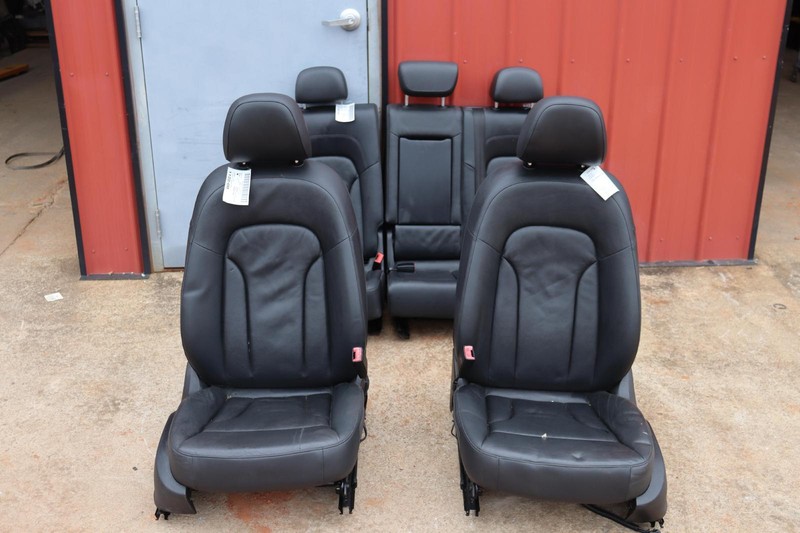 2013-2017 AUDI Q5 FRONT & REAR SECOND ROW SPORT SEAT COMPLETE LEATHER OEM
