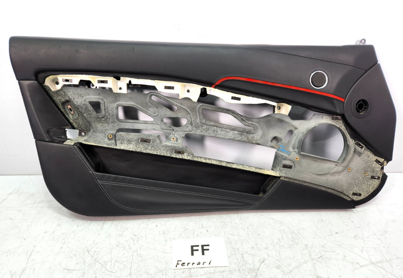 ✅ 11-16 OEM Ferrari FF Front Left Driver Door Panel Trim Black Leather NOTE*