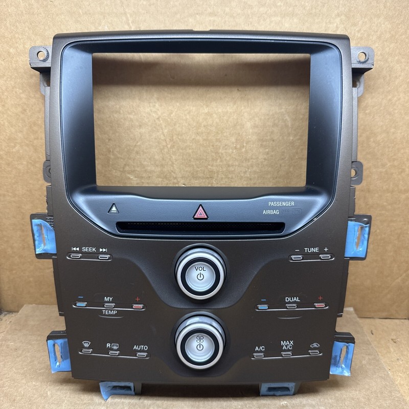 2011-2014 Ford Edge Sony Radio Face Climate Control Panel ET4T-18A802-BC