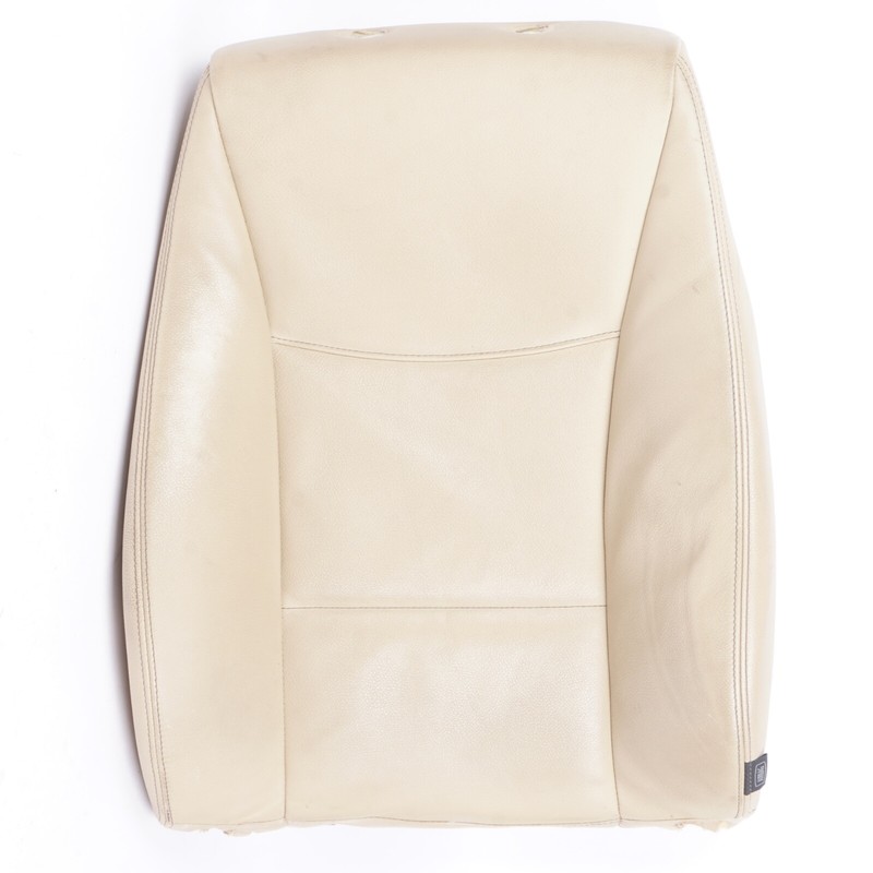 2011 - 2018 BMW X3 X4 - Front LEFT Upper Backrest Seat Cushion Leather Beige