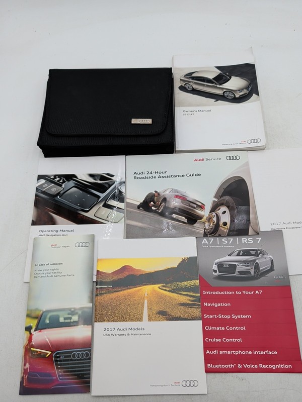 2017 Audi A7 Owners Manual With Navigation Plus System Warranty And Case