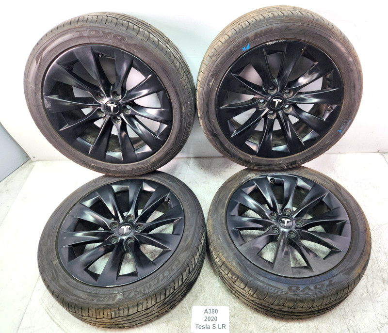 ✅ 12-20 OEM Tesla Model S Front Rear Wheel Rims 19X8.0J ET40 W/ Tires SET*