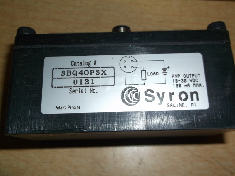 Syron Sensor SBQ40PSX Steel Faced SBQ40PSX0131 *FREE SHIPPING*