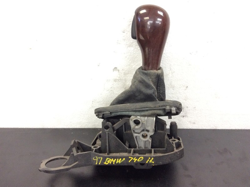 97 1997 BMW 740iL Shifter Knob Lever Boot Bracket Gear Selector Used OEM