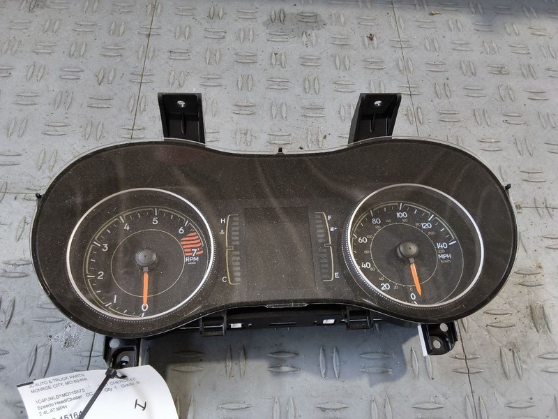 2021 Jeep Cherokee Speedometer Instrument Cluster 140 MPH 2.4L 3.5in Screen