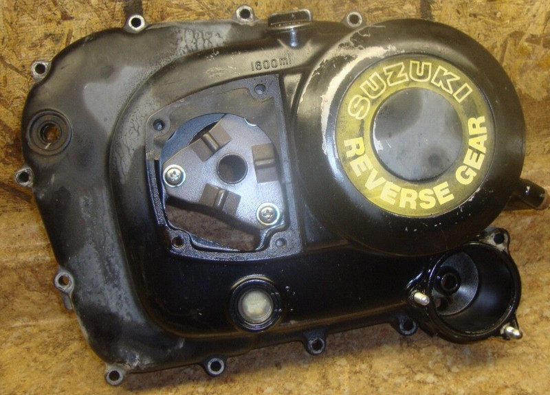 1985 Suzuki Quadrunner LT250E LT250 250 Engine Clutch Cover Panel Case 85