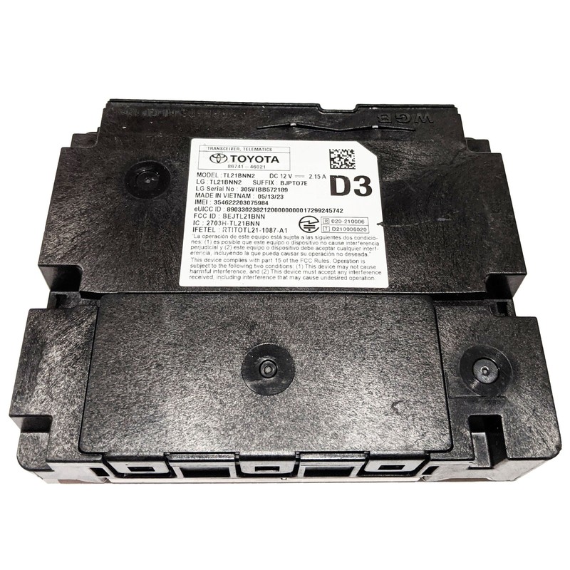 OEM Telematics Transceiver Control Module Lexus RZ300e RZ450e 24 25 86741-46021