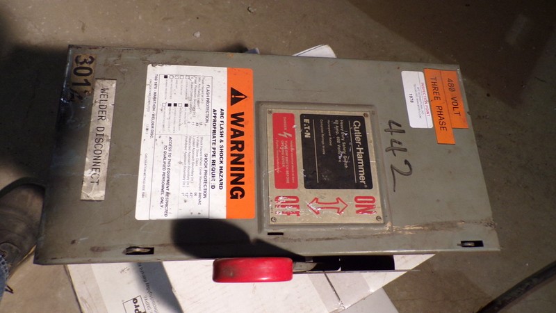 Cutler Hammer DH362FGK Safety Switch Series B 3-Pole *FREE SHIPPING*
