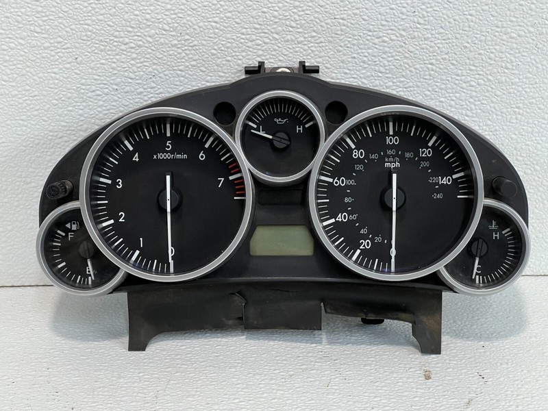 06-08 MAZDA MIATA MX-5 INSTRUMENT CLUSTER GUAGE M/T (MILES UNKNOWN)