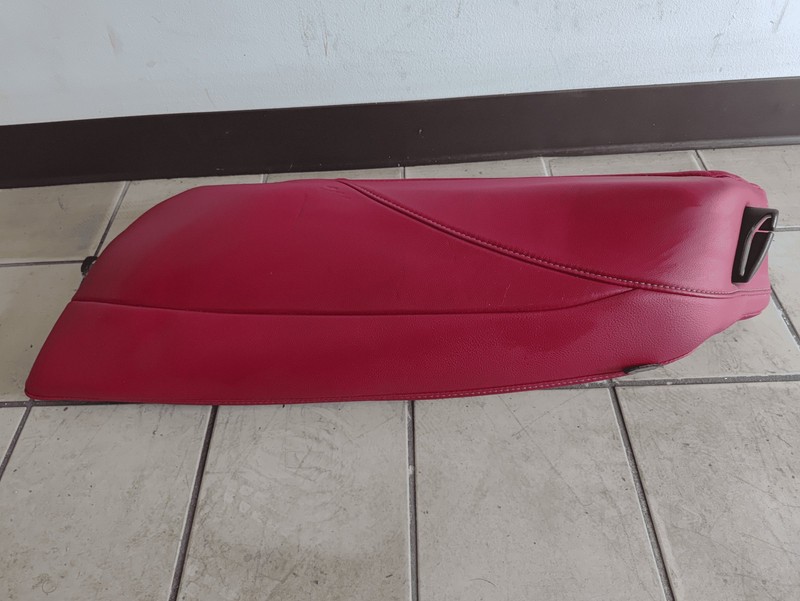 2018 TOYOTA CAMRY XSE REAR LEFT DRIVER SIDE SEAT CUSHION BOLSTER COVER RED OEM