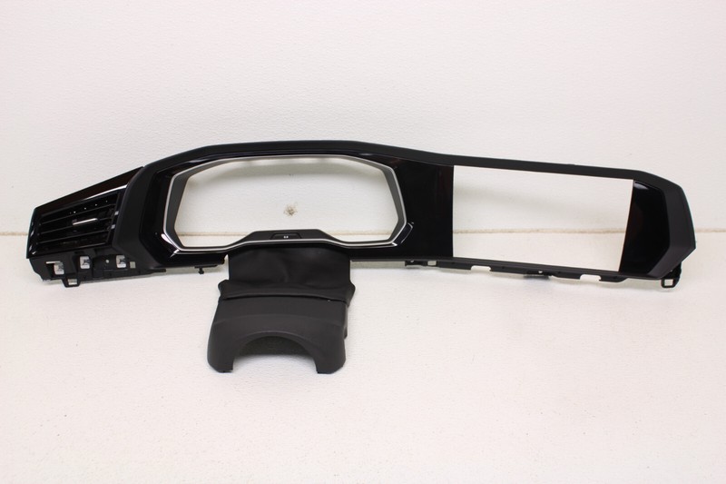 MK7 VW Jetta Piano Black Analog Gauge Cluster Bezel Console Trim Oem 2019-2023