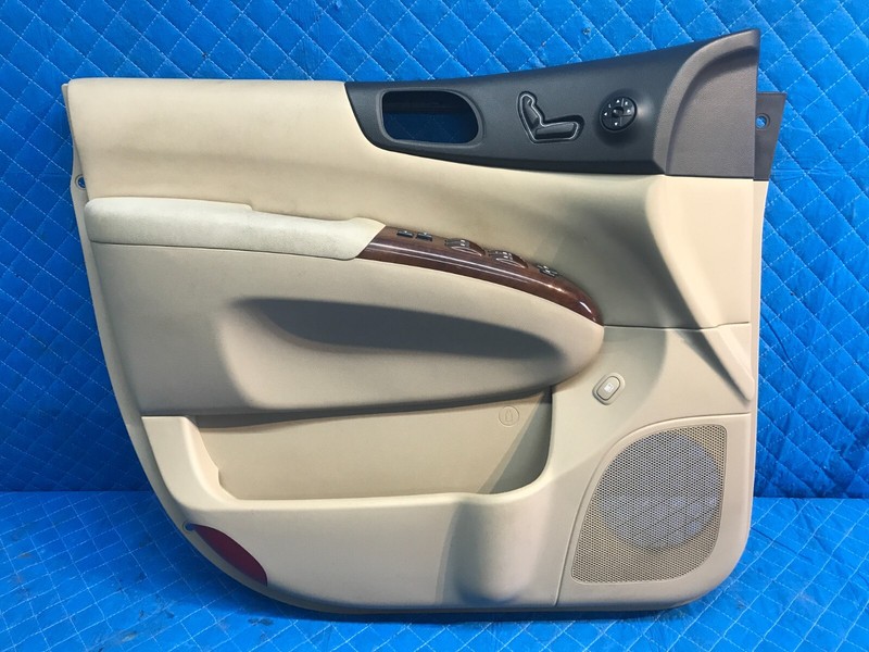 06-08 HYUNDAI ENTOURAGE Front Door Trim Door Panel Left LH DRIVER Beige