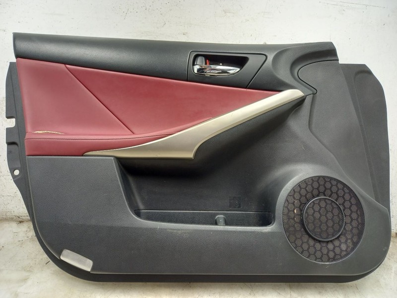 16 LEXUS IS200T F-SPORT FRONT DRIVER LEFT DOOR PANEL RED-EB33