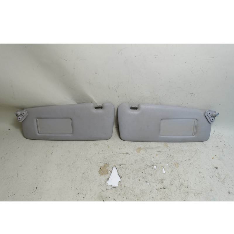 1995-1999 BMW E36 Coupe Sedan Sun Visor Pair Grey Vinyl Left Right OEM