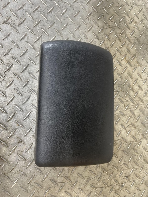2002-2004 Nissan Frontier Center Console Brown Armrest Lid Storage OEM Gray