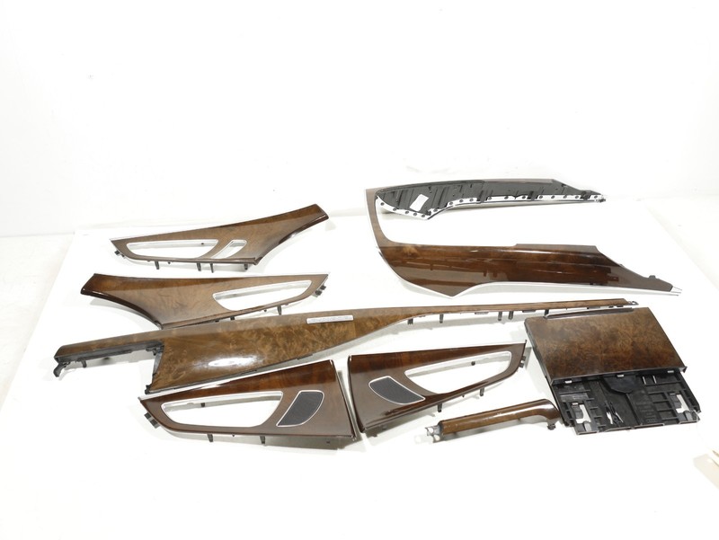 12-15 Audi A7 S7 Cover Wood Trim Panel Door Dashboard Center Console OEM SET 8