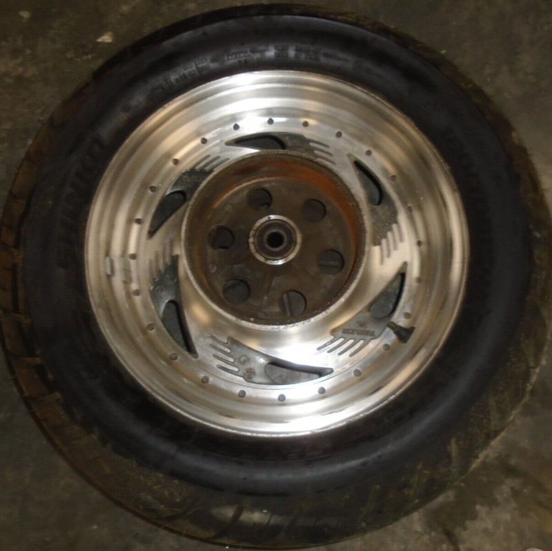 1992 Kawasaki Vulcan VN1500 VN 1500VN1500A Rear Back Wheel Rim Tire 180/70-15