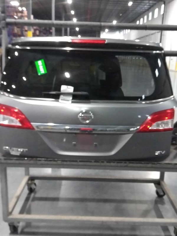 Used Deck Lid fits: 2015 Nissan Quest manual lift w/rear view monitor SV Grade A