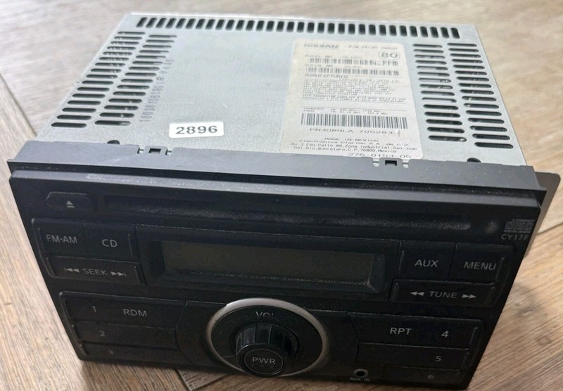 2010 Nissan Versa Radio Receive AM/FM CD Player Radio Aux Input 28185ZW80D 2011