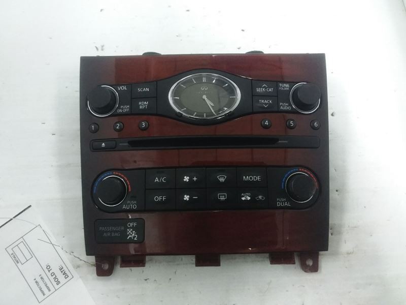 Temperature Control With Navigation Fits 14-17 INFINITI QX50 1330595