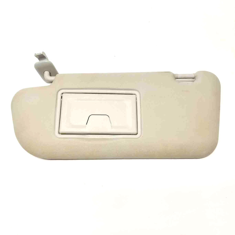 2005 Mazda 3 LH Drives Side Sun Visor W/O Sunroof W/ Mirror GREY BN89P69320C77