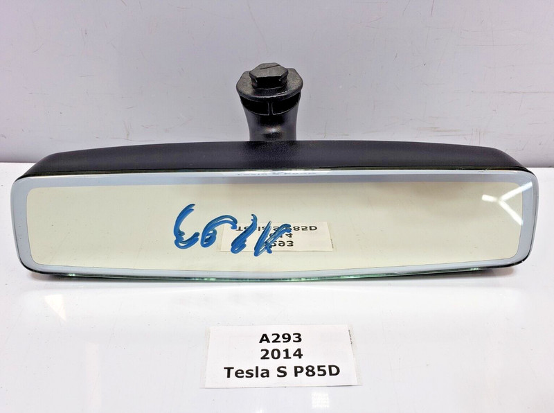 ✅ 2012-2016 OEM Tesla Model S Front Interior Rear View Mirror Black