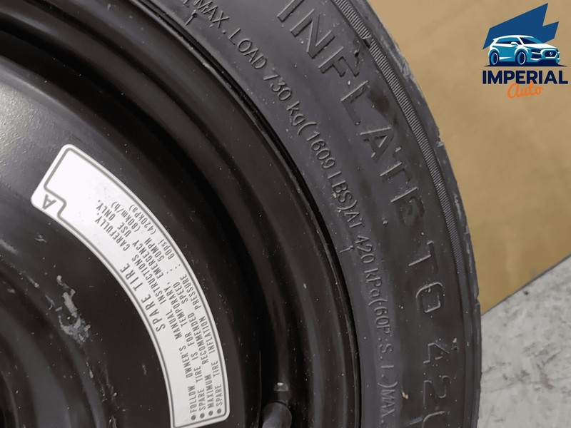 2016-2025 Honda Civic Emergency Spare Wheel Tire MAXXIS R16 T125/80D OEM