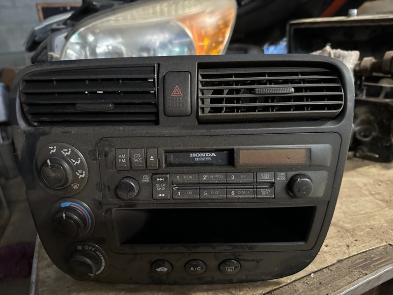 99-00 HONDA CIVIC OEM HEATER A/C AC CLIMATE CONTROL W/ TAPE PLAYER RADIO STEREO