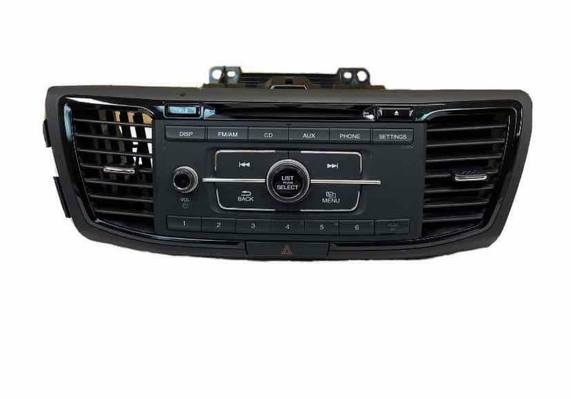 2016 2017 HONDA ACCORD COUPE LX RADIO RECEIVER ASSY OEM 39100T3LA101