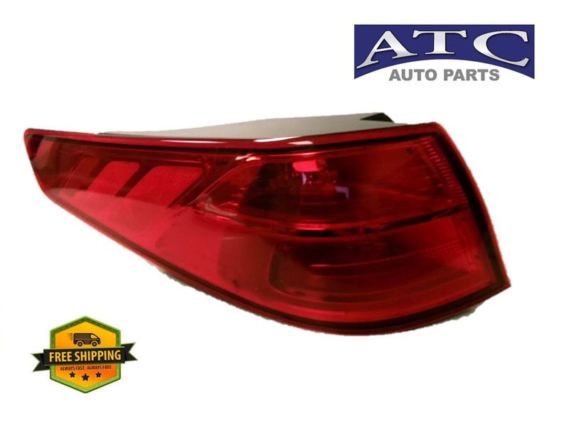 924014C500 Rear Left Driver Outer Tail Light Lamp Halogen for 2016-20 Kia Optima