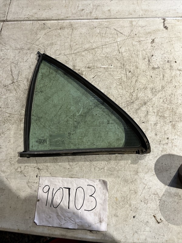 1999 MERCEDES E320REAR LEFT DOOR QUARTER GLASS WINDOW C18 #2