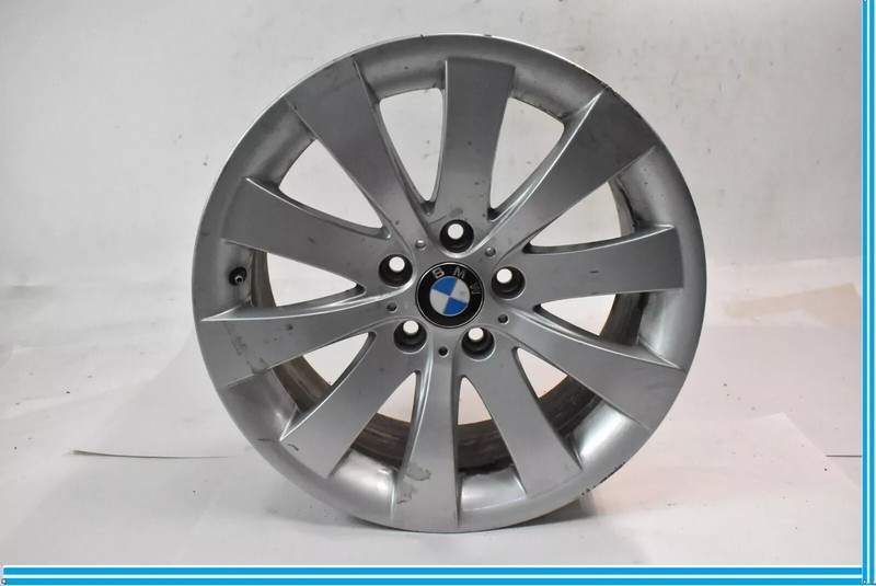 09-18 BMW F01 F02 F10 550I 650I 10 Spoke Alloy Wheel Rim 8JX18 Silver OEM