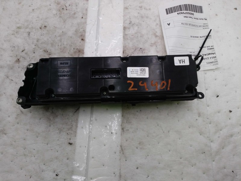 2014 Honda Civic A/C Selector Switch OEM Blue 79500TR6A01 165K Miles