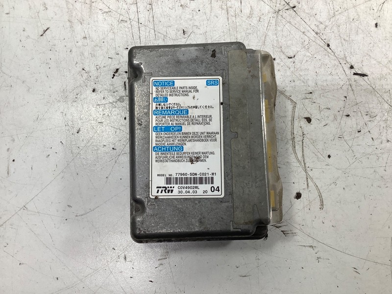 03-04 Honda Accord Coupe SRS Module 77960-SDN-C021-M1 OEM