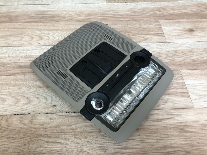 BMW OEM E70 E71 X5 X6 FRONT OVERHEAD DOME LIGHT SWITCH PANEL GRAY 07-13