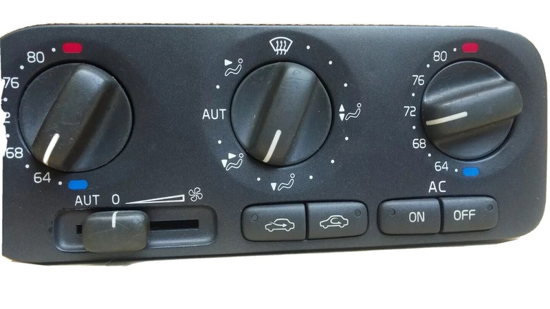 1998-03 VOLVO S70TEMPERATURE AC HEAT CLIMATE CONTROL UNIT OEM 9171800/98W37E