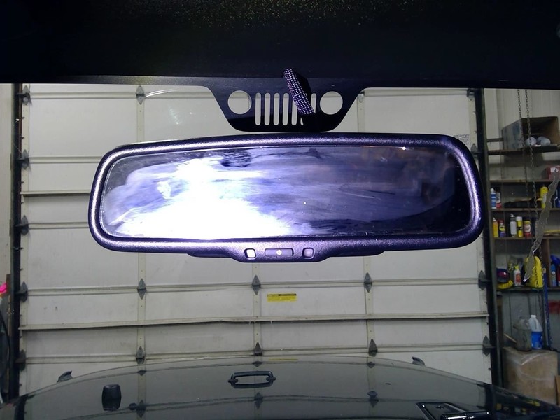 Rear View Mirror VIN W 6th Digit Jk Body Fits 13-18 WRANGLER 1770531