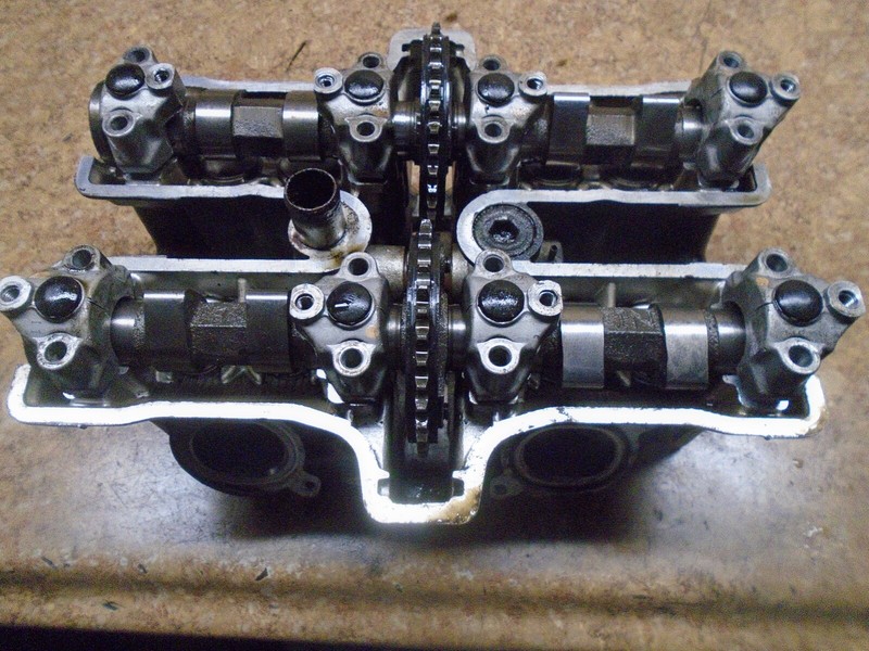 1987 Yamaha Venture XVZ 1300 XVZ1300 Engine Cylinder Head Valve Cam Shaft Rear