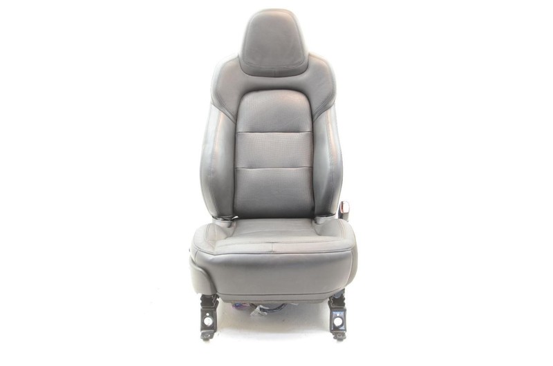 2012 CORVETTE C6 Black Passenger Right Front Leather Electric Seat
