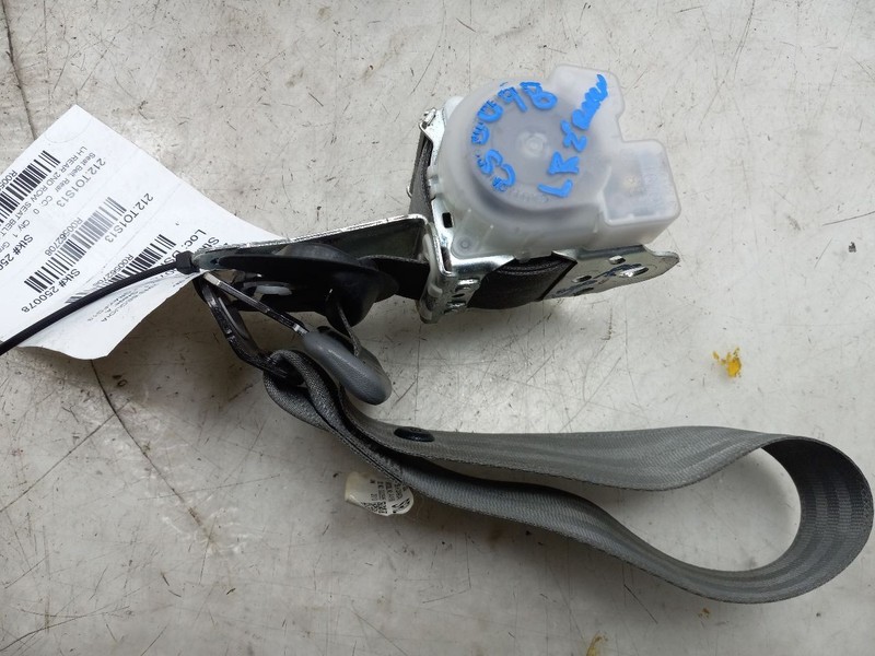 13 TOYOTA SEQUOIA REAR DRIVER LEFT SEAT BELT GRAY-FG13