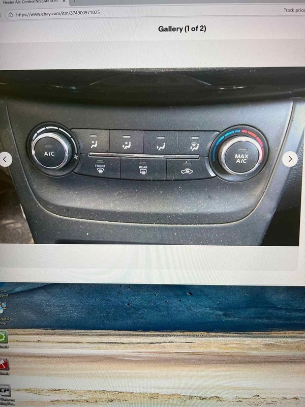 Heater A/c Control NISSAN SENTRA 15 16 17