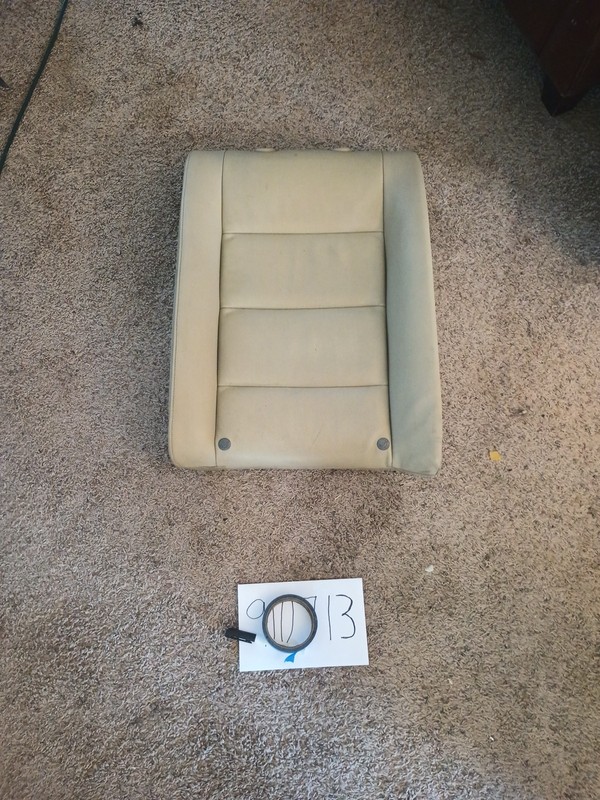 05-08 AUDI A4 SEDAN REAR LEFT DRIVER SIDE UPPER SEAT CUSHIONBeige