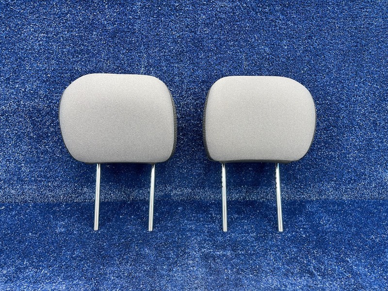 2025-2026 RAM 1500 Front Seat Headrests Left Right Pair Diesel Gray Cloth OEM