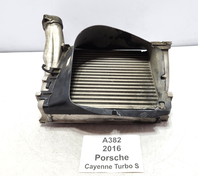 ✅11-18 OEM Porsche Cayenne Turbo S 958 4.8L Left Driver Radiator Air Intercooler