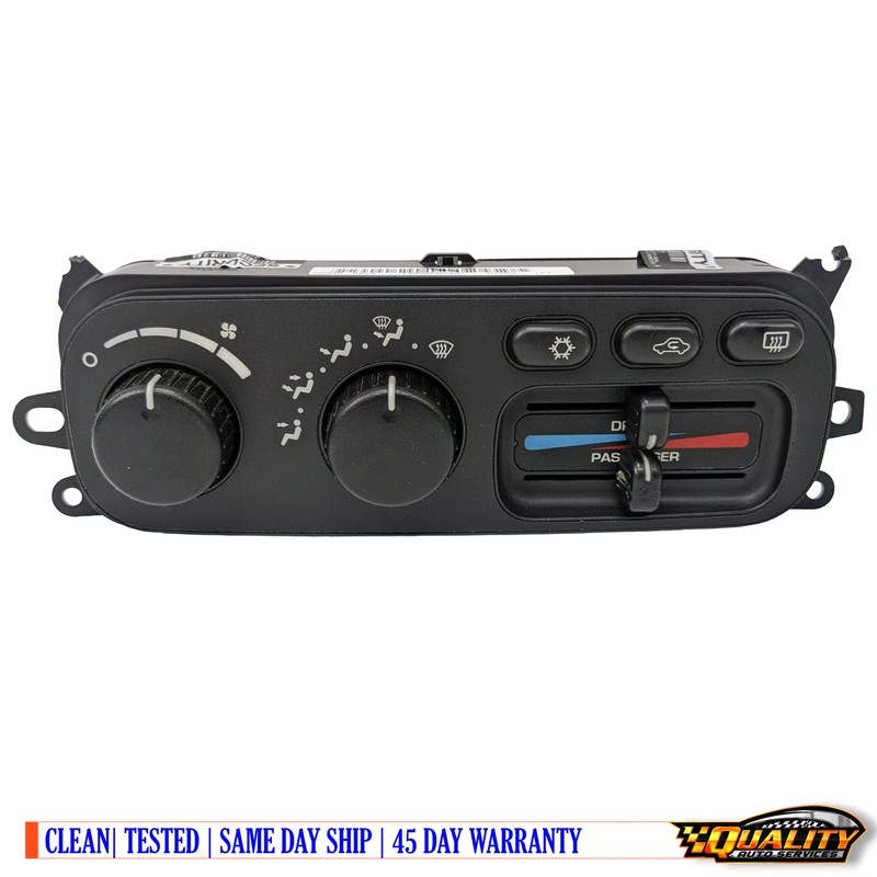 2002-2005 Dodge Ram Dual Ac Heater Climate Control Unit P55056323Ac