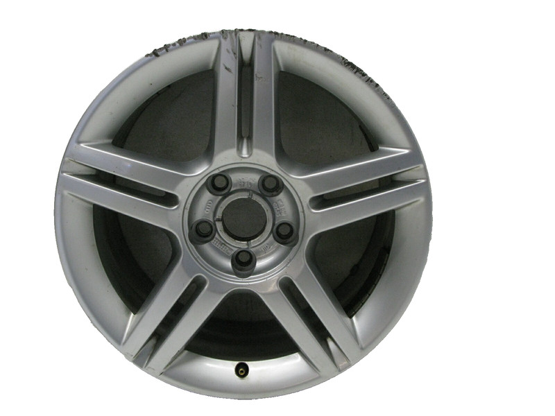 04-08 AUDI B7 A4 RIM WHEEL 5 DOUBLE SPOKE OEM 7.5 17" 8E0601025 062420 3