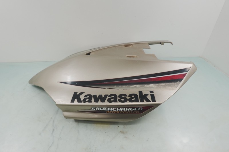 2013 Kawasaki Ultra 300LX OEM Front Storage Cover Hatch Plastic Titanium