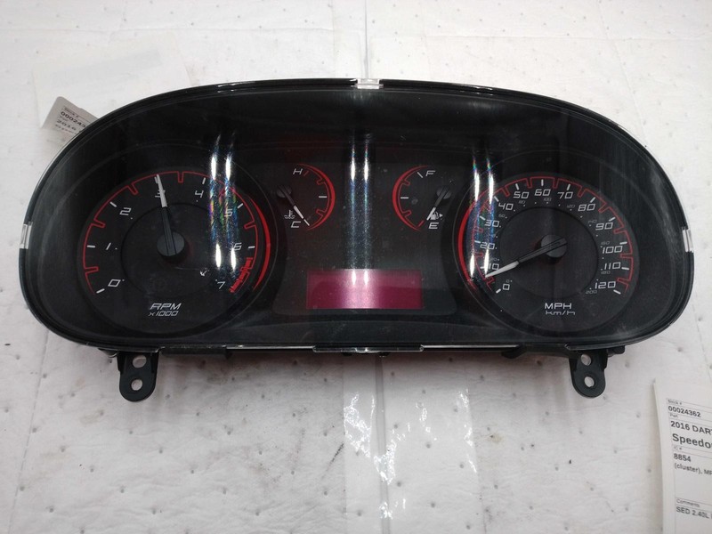 2016 Dodge Dart Speedometer Gauge OEM Grey 120 MPH 68270648AA 68270648AB