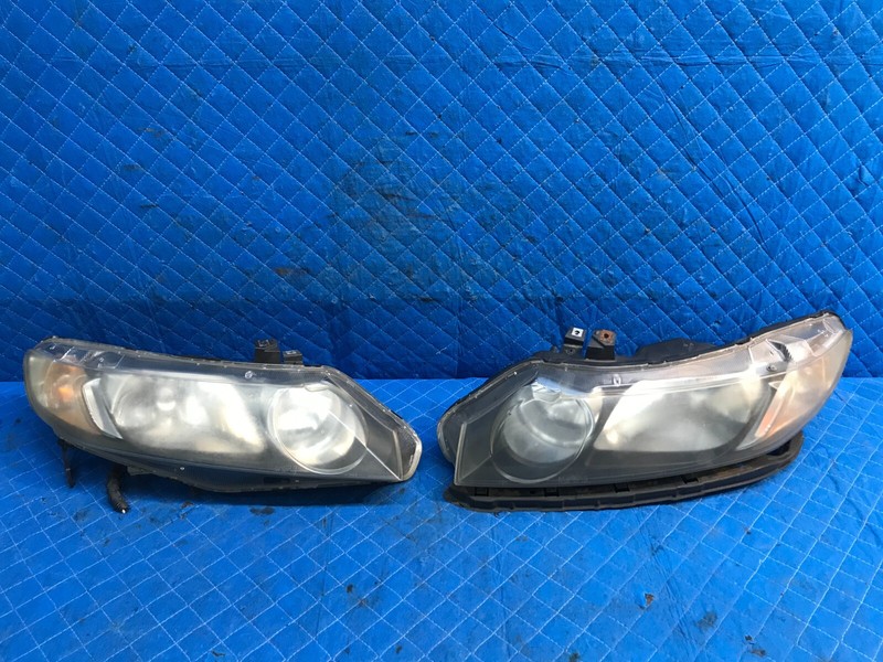 06-08 HONDA CIVIC Hybrid Left Right Headlamp Light Signal Driver Passenger Pair